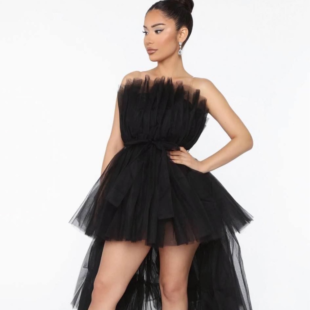 Tulle maxi dress